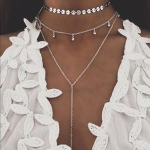 Moon choker necklace